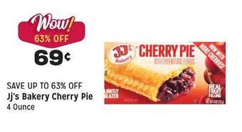 Grocery Outlet Jj's bakery cherry pie offer