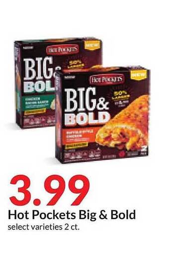 Hy-Vee Hot pockets big & bold offer