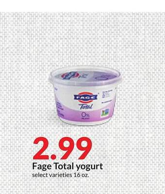 Hy-Vee Fage total yogurt offer