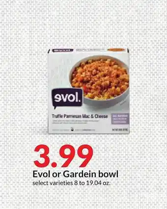 Hy-Vee Evol or gardein bowl offer
