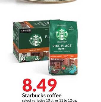 Hy-Vee Starbucks coffee offer
