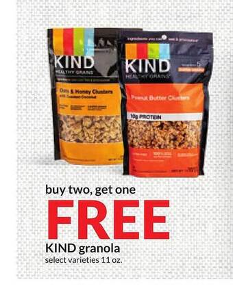 Hy-Vee Kind granola offer