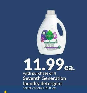 Hy-Vee Seventh generation laundry detergent offer
