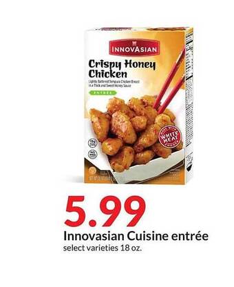Hy-Vee Innovasian cuisine entrée offer
