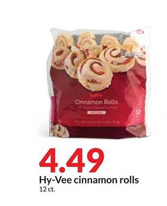 Hy-Vee Hy-vee cinnamon rolls offer