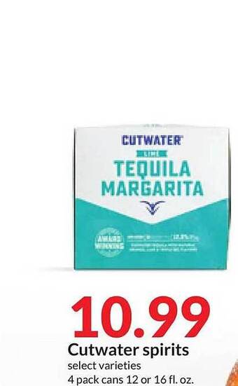 Hy-Vee Cutwater spirits offer
