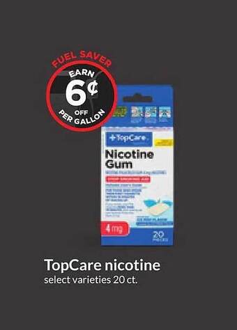 Hy-Vee Topcare nicotine offer