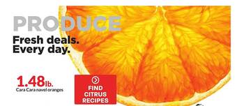 Hy-Vee Cara cara navel oranges offer