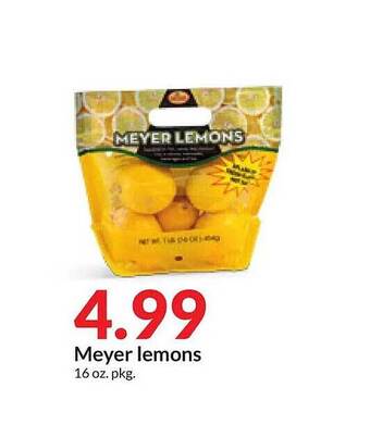 Hy-Vee Meyer lemons offer