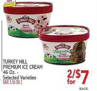 Ingles Markets Turkey hill premium ice cream offer