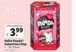 Lidl Hello panda valentine's day offer