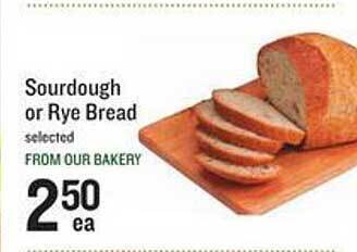 Lowes Foods Sourdough or rye bread offer