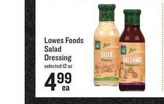 Lowes foods salad dressing