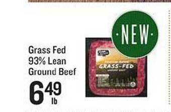 Lowes Foods Grass fed 93% lean ground beef offer