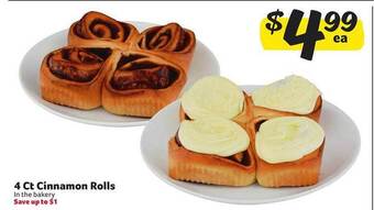 Winn Dixie Cinnamon rolls offer