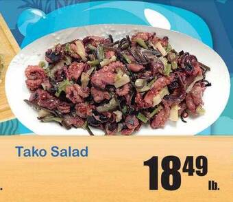 Times Supermarkets Tako salad offer