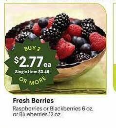 Nob Hill Fresh berries offer