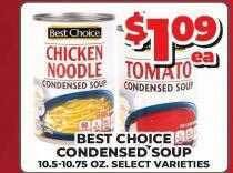 Price Cutter Best choice condensed soup offer