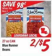 Rouses Blue runner beans offer