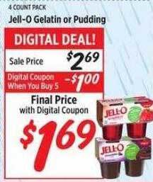 Rouses Jell-o gelatin or pudding offer