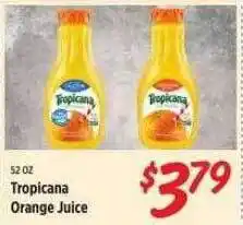 Rouses Tropicana orange juice offer