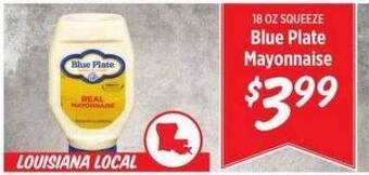 Rouses Blue plate mayonnaise offer