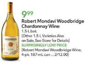 Publix Robert Mondavi Woodbridge Chardonnay Wine 1.5-L Bot. offer