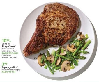 Publix Bone-In Ribeye Steak offer