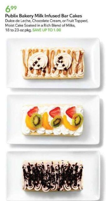Publix Publix Bakery Milk Infused Bar Cakes offer