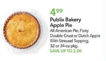 Publix Publix Bakery Apple Pie offer