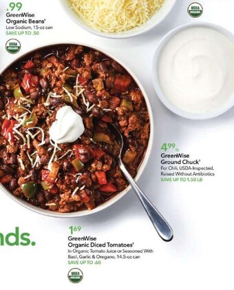 Publix GreenWise Organic Beans offer
