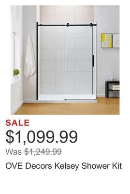 Costco Ove decors kelsey shower kit offer
