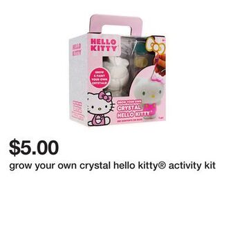 Five Below Grow your own crystal hello kitty® activity kit offer