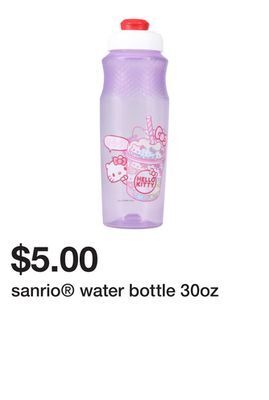 Five Below Sanrio® water bottle 30oz offer