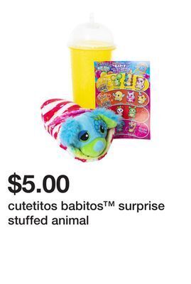 Five Below Cutetitos babitos™ surprise stuffed animal offer