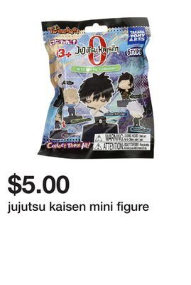 Five Below Jujutsu kaisen mini figure offer
