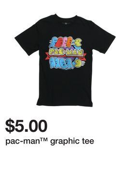 Five Below Pac-man™ graphic tee offer