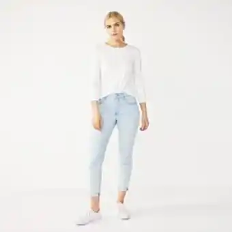 Kohl's Women's nine west slimming ankle jeans offer