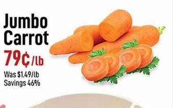 Seafood City Jumbo carrot offer