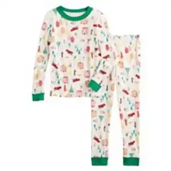 Kohl's Boys 4-20 lc lauren conrad jammies for your families® holiday village adaptive pajama set offer