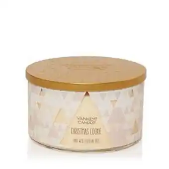 Kohl's Yankee candle christmas cookie 3-wick tumbler candle offer