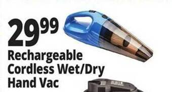 Ocean State Job Lot Rechargeable cordless wet-dry hand vac offer