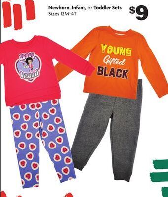 Family Dollar Newborn, infant, or toddler sets offer