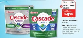Family Dollar Cascade actionpacs offer