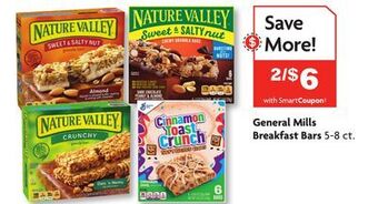 Family Dollar General mills breakfast bars offer