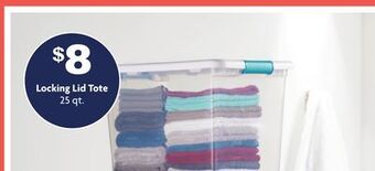 Family Dollar Locking lid tote offer
