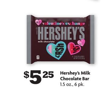Family Dollar Hershey's milk chocolate bar offer