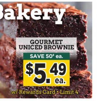 Dearborn Market Gourmet uniced brownie offer