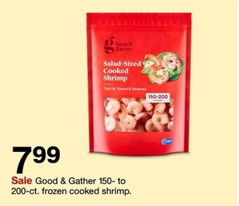 Target Good & gather 150- to 200-ct. frozen cooked shrimp. offer