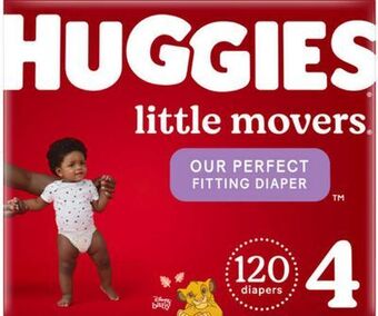 Target Huggies little movers 120-ct. diapers offer